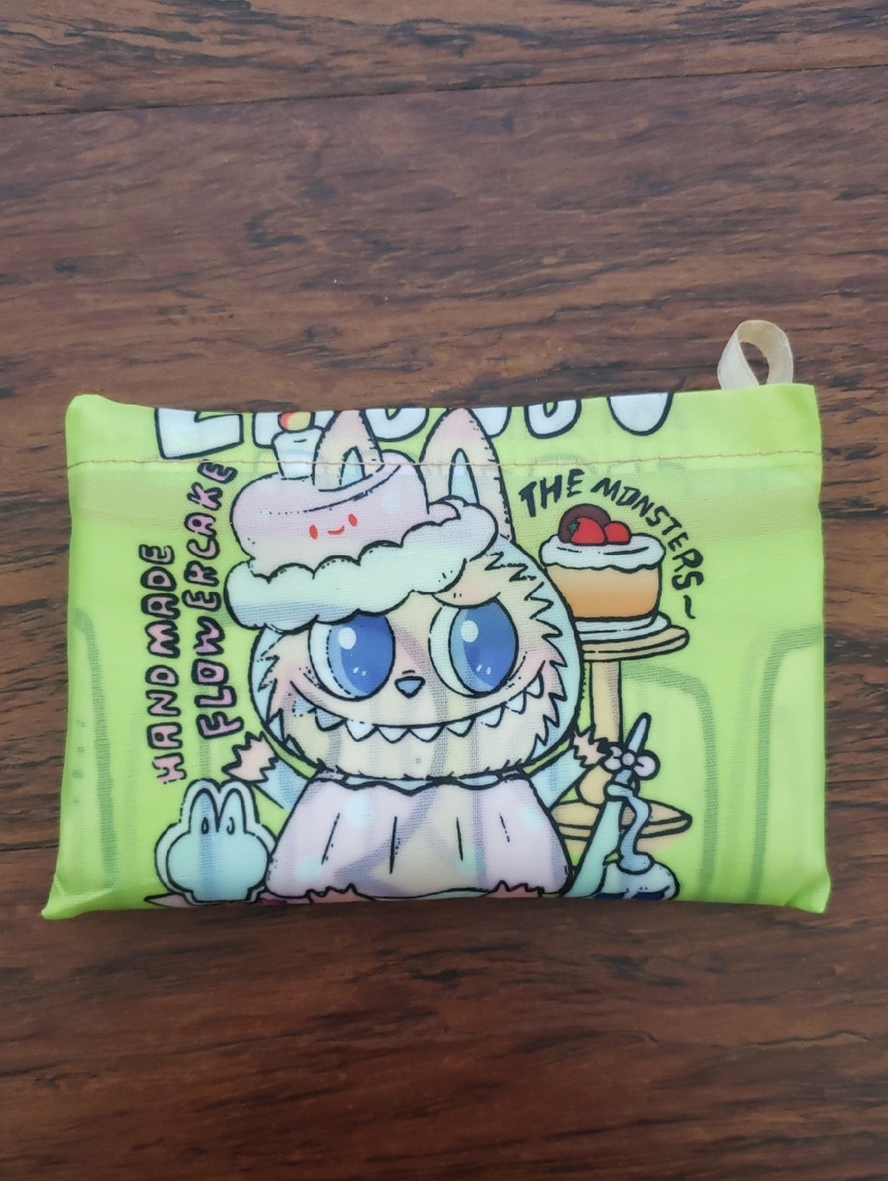 Labubu Chic Kawaii Retro Eco Friendly Trendy Packable Sturdy Reusable Nylon Bag